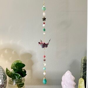 Hand Crafted Ornament #2280 - Small Origami Crane